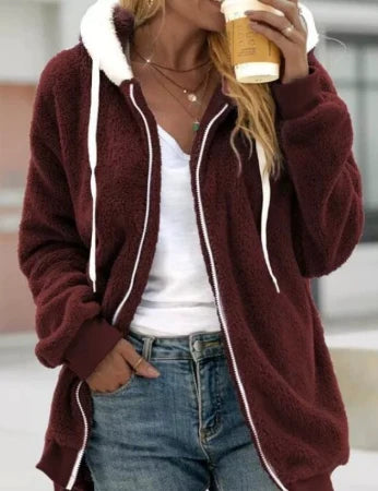 Extra Warm Teddy Fleece Zip Hoodie | Men's Hoodie 9