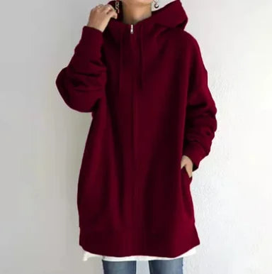 Women's Zip-Up Hoodie Lightweight Autumn Winter 16