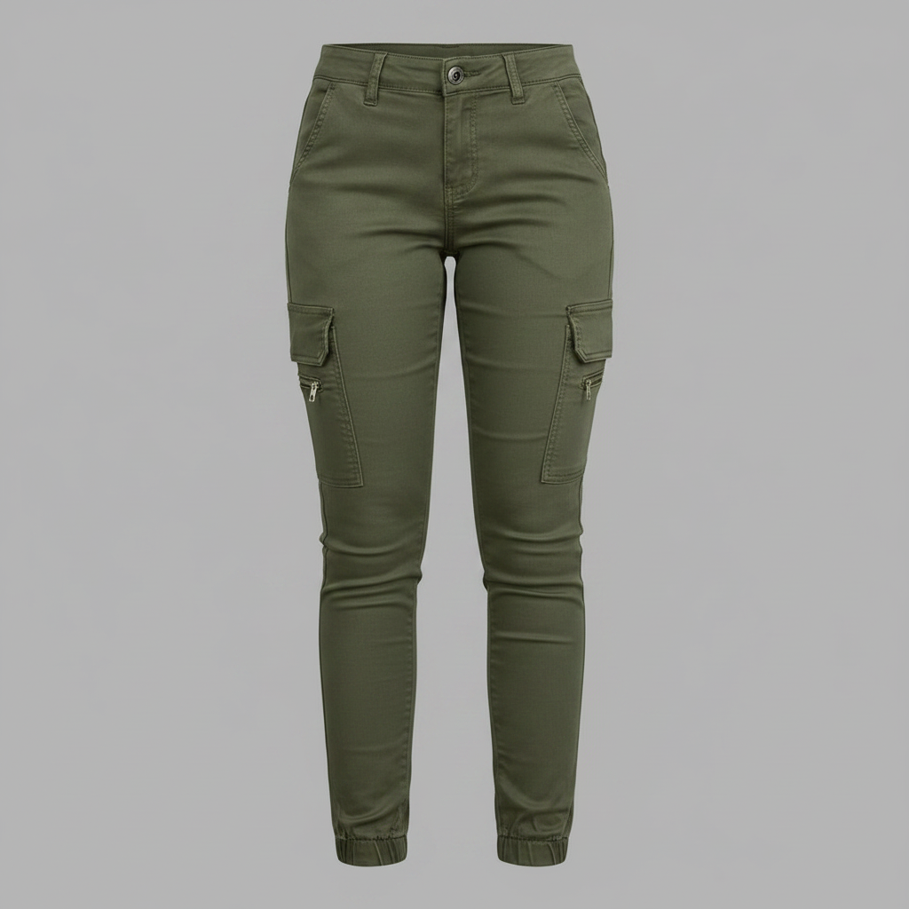 Black Cargo Pants for Women | Modern Cargo Trousers
