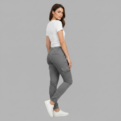 Black Cargo Pants for Women | Modern Cargo Trousers