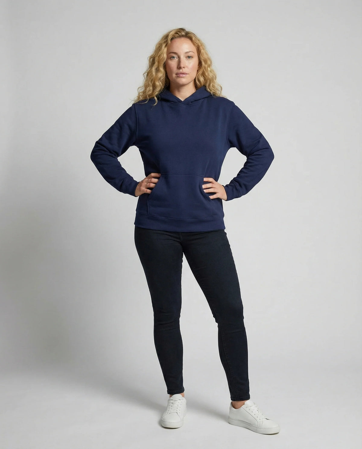 Black Women's Hoodie | Oversized Casual Sweatshirt 1