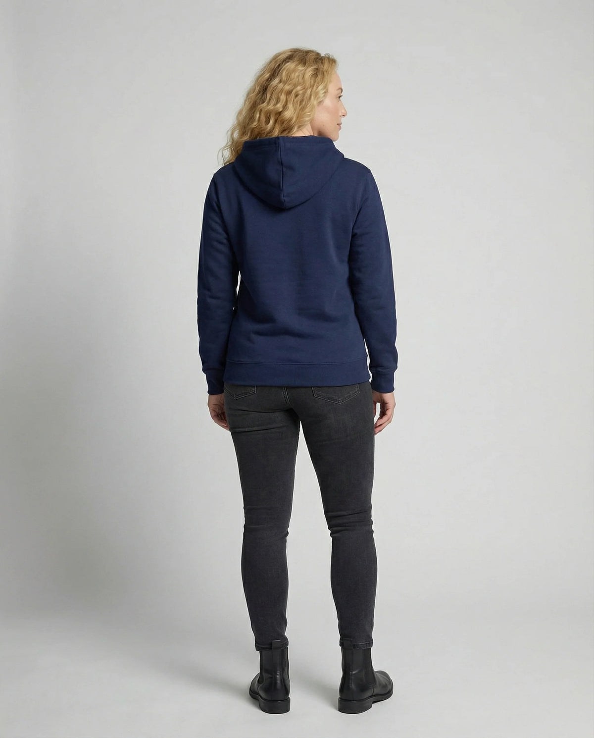 Black Women's Hoodie | Oversized Casual Sweatshirt 2