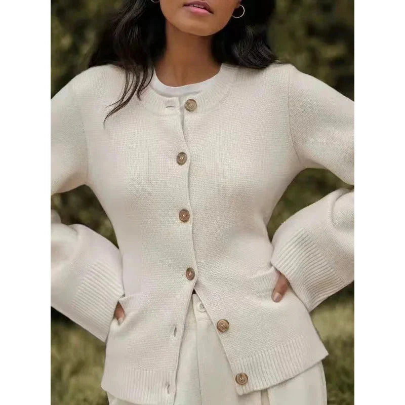 Casual Cardigan Rayon Large Button Closure 6