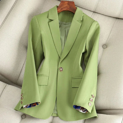 Classic Blazer | Lightweight Cotton Blend Single Button 0