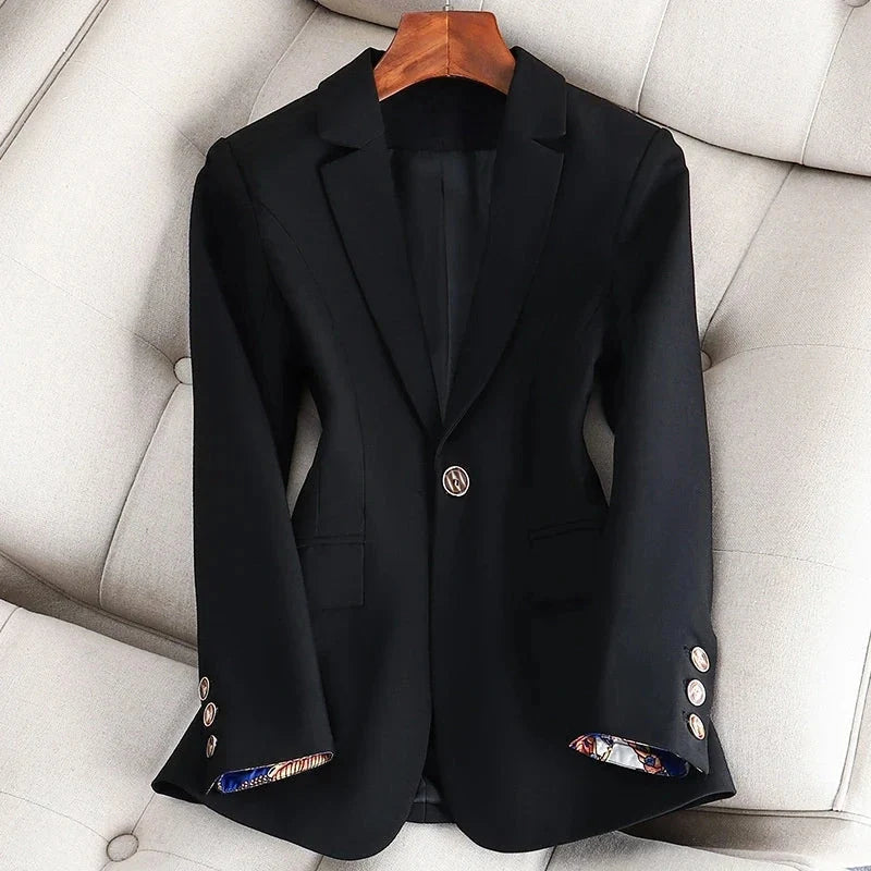 Classic Blazer | Lightweight Cotton Blend Single Button 4