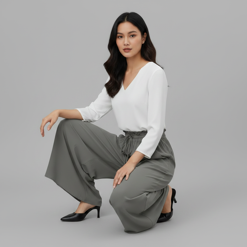 Comfortable Black Trousers | Women's Casual Pants