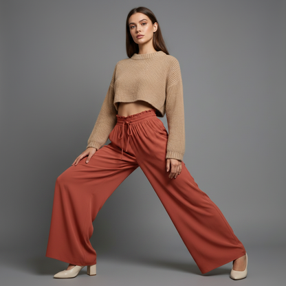 Comfortable Black Trousers | Women's Casual Pants