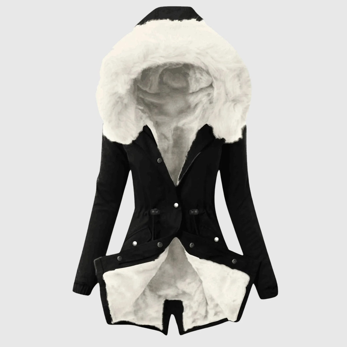 Cozy Chic Parka | Women's Hooded Fleece-Polyester Jacket 3
