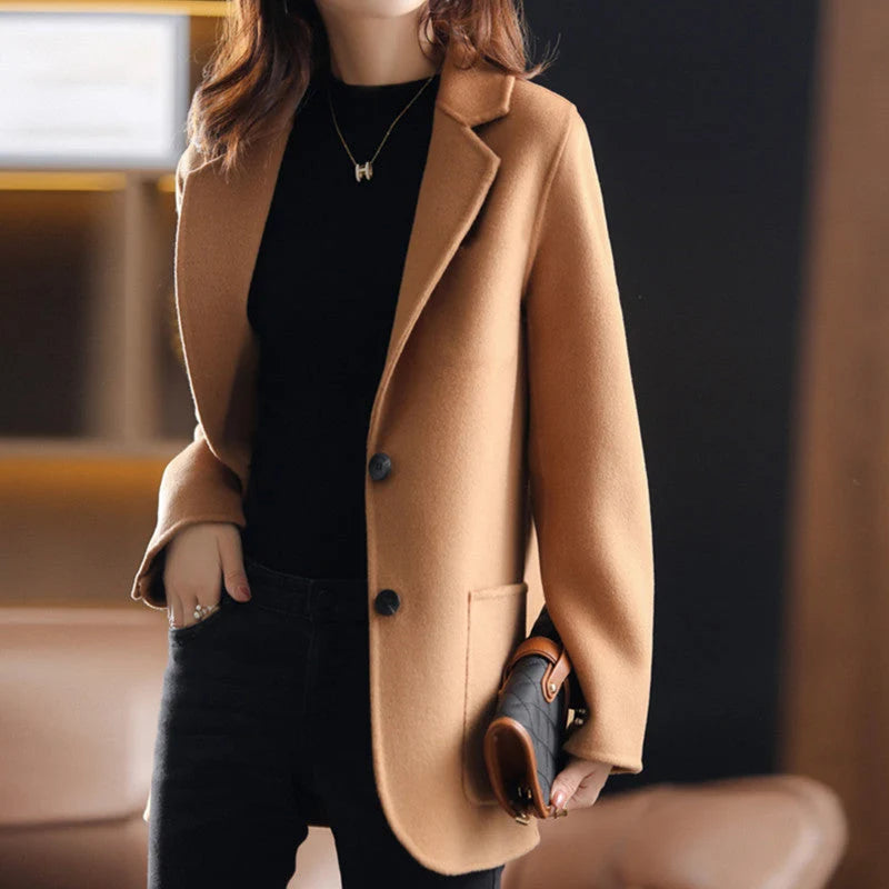 Divine Allure Wool Blend Coat | Women's Overcoat 0