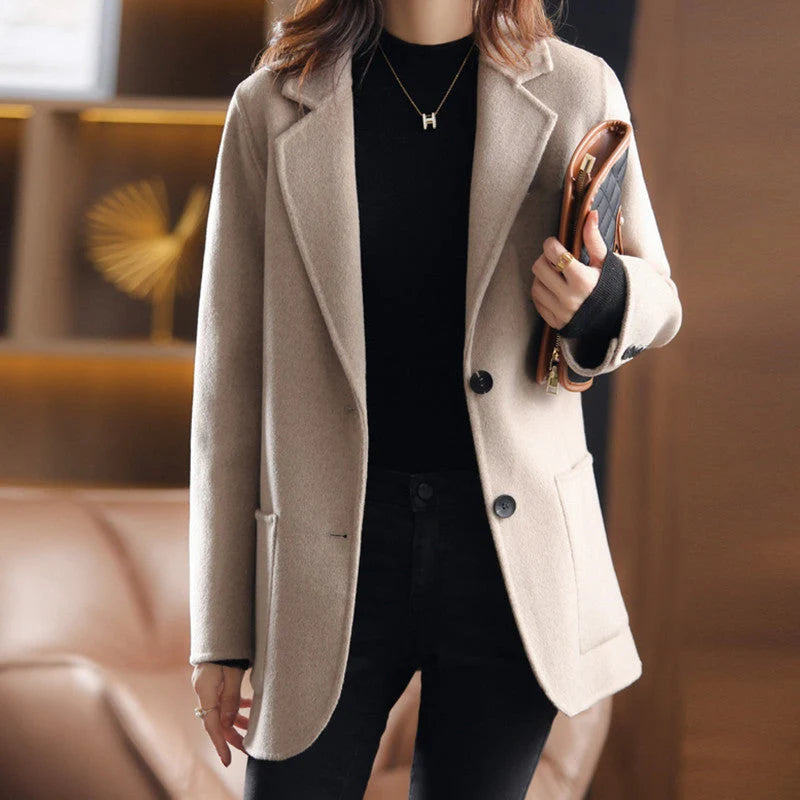 Divine Allure Wool Blend Coat | Women's Overcoat 1