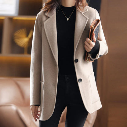 Divine Allure Wool Blend Coat | Women's Overcoat 1