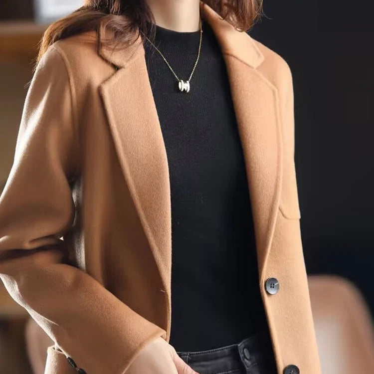 Divine Allure Wool Blend Coat | Women's Overcoat 4