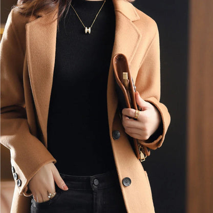 Divine Allure Wool Blend Coat | Women's Overcoat 5