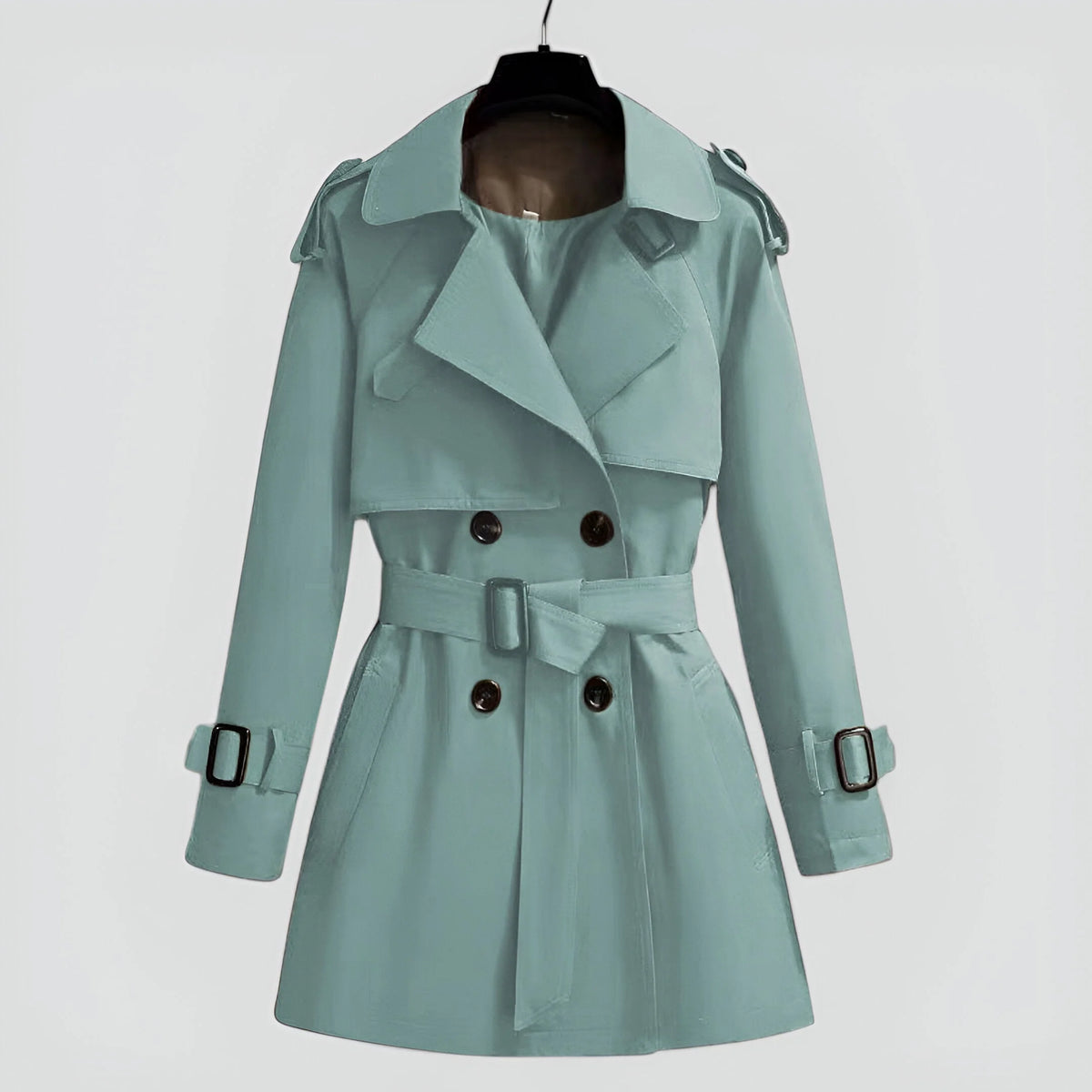 Double Breasted Trench Coat | Women's Casual Long Outerwear 3