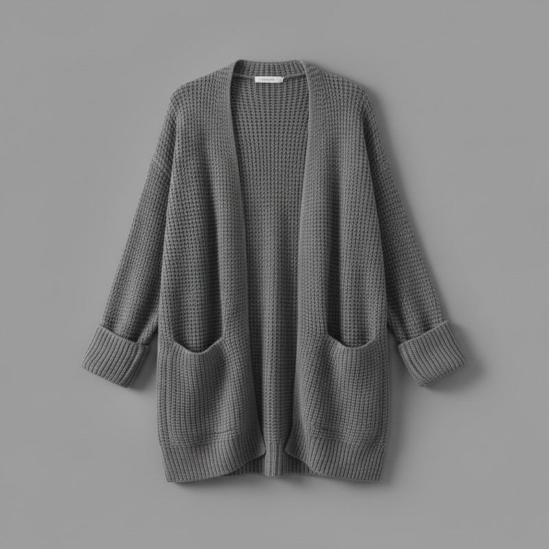 Elegant Black Cardigan | Women's Cozy Layer