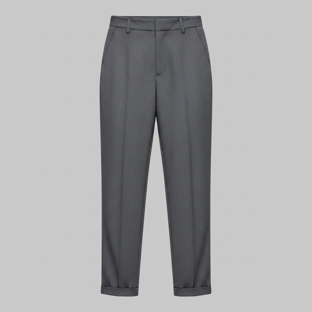 Elegant Black Pants | Women's High Waist Suit Trousers