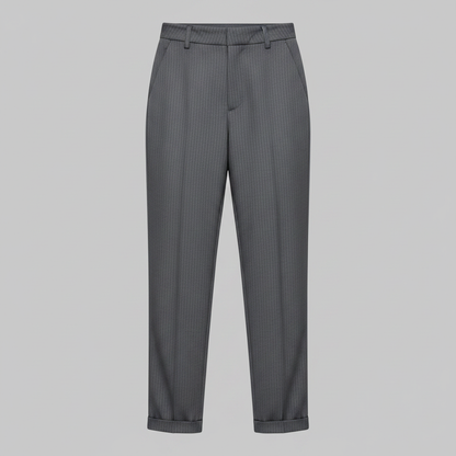 Elegant Black Pants | Women's High Waist Suit Trousers