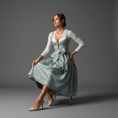 Elegant Dirndl Costume Dress | Women's Oktoberfest Attire