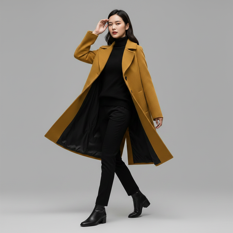 Elegant Women's Wool Coat | Stylish Winter Coats Women