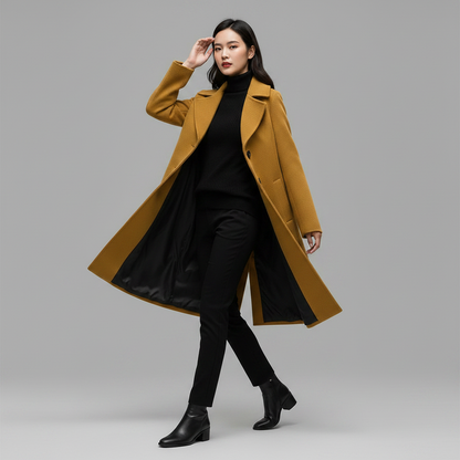 Elegant Women's Wool Coat | Stylish Winter Coats Women