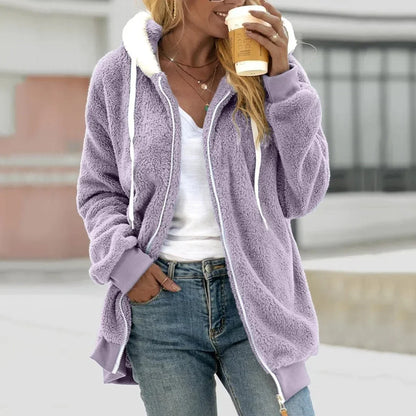 Extra Warm Teddy Fleece Zip Hoodie | Men's Hoodie 7