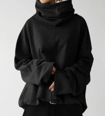High-Neck Cozy Hoodie | Women's Sweatshirt 2