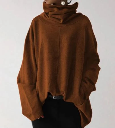 High-Neck Cozy Hoodie | Women's Sweatshirt 3