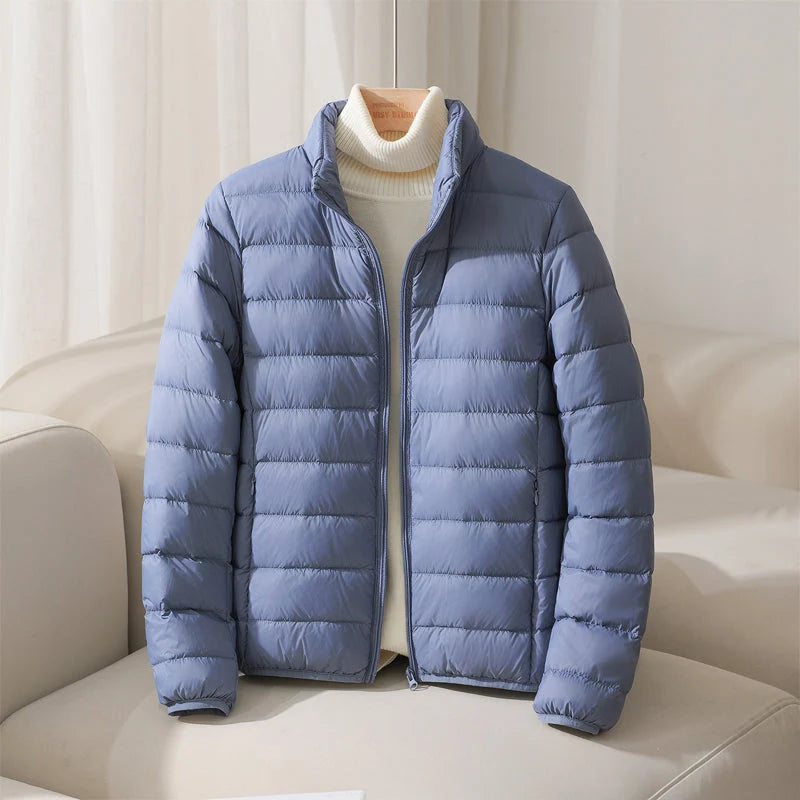 High Collar Down Jacket Pastel 4