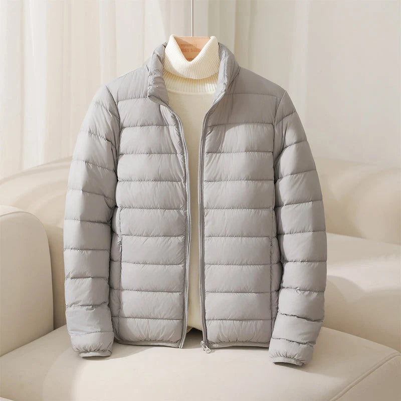 High Collar Down Jacket Pastel 5