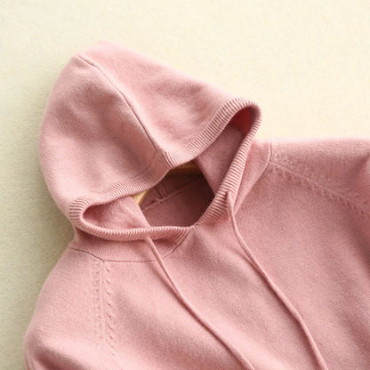 Lightweight Knit Hoodie | Soft Pullover Sweater for Women 4