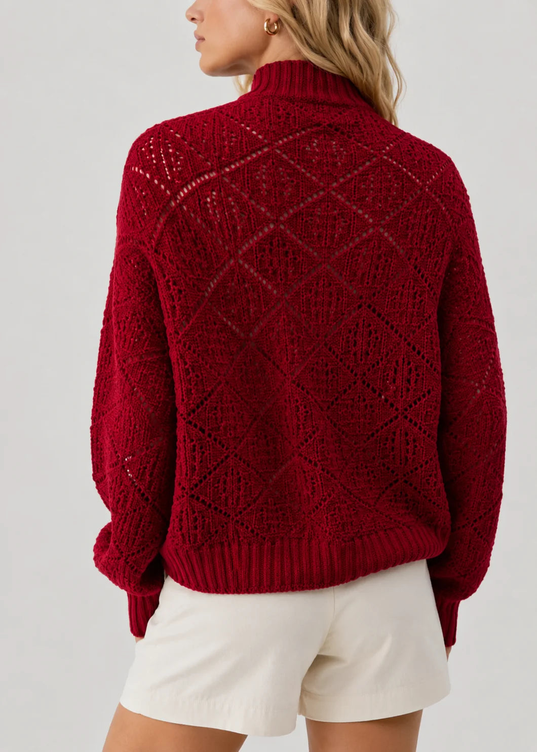 Long Faux Cashmere Cardigan | Women's Button-Front Sweater 3