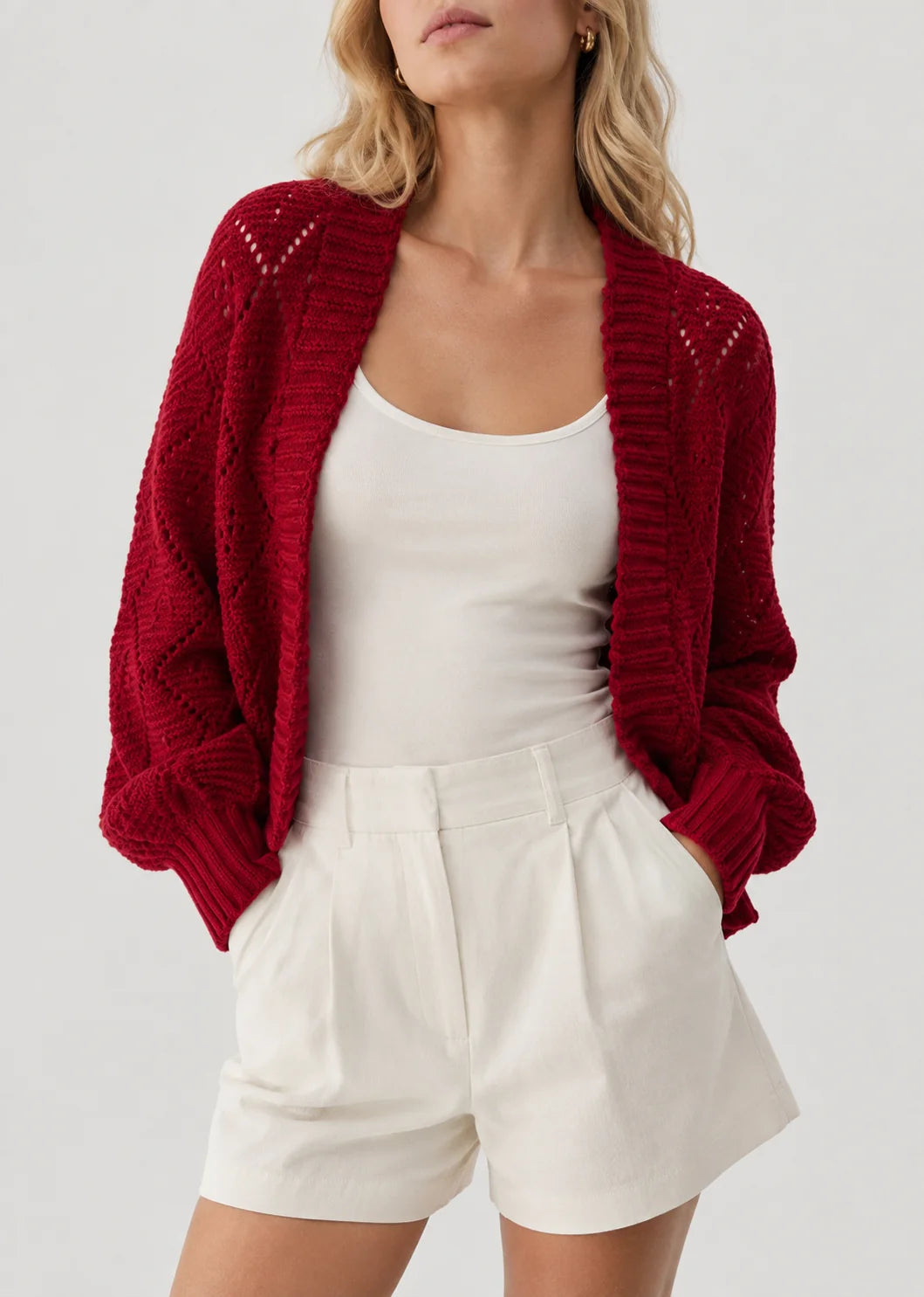 Long Faux Cashmere Cardigan | Women's Button-Front Sweater 4