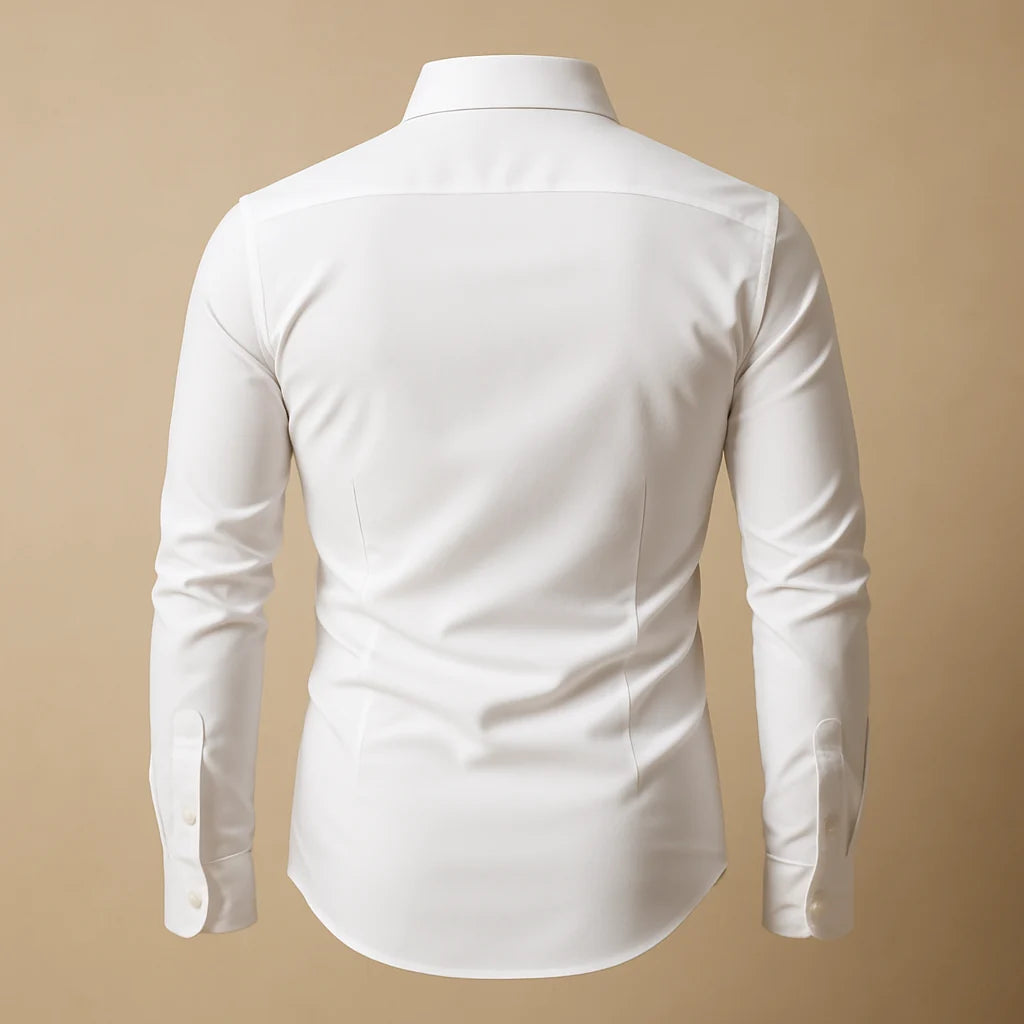 Men's Dress Shirt Long Sleeve Modern Classic 2