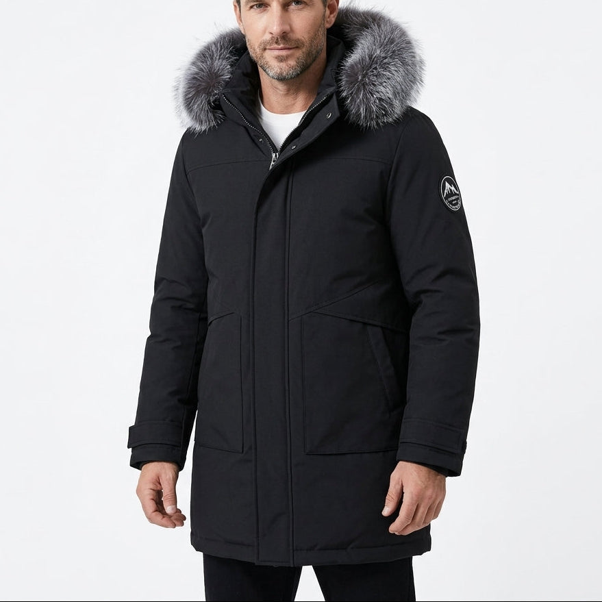 Men's Hooded Parka Jacket | Casual Men's Winter Coat 1