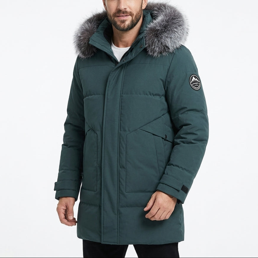 Men's Hooded Parka Jacket | Casual Men's Winter Coat 4