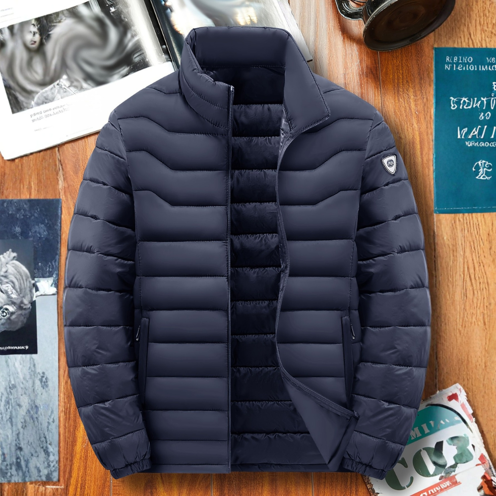 Men's Puffer Jacket Black | Casual Winter Outerwear 4