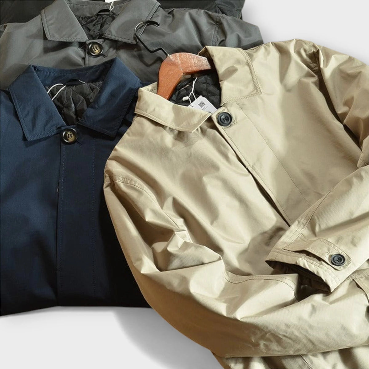 Men's Water-Resistant Long Coat | Winter Overcoat 7
