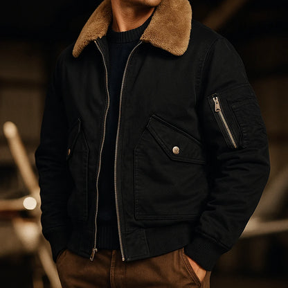 Men's Waterproof Fleece Jacket | Autumn Bomber Coat 2