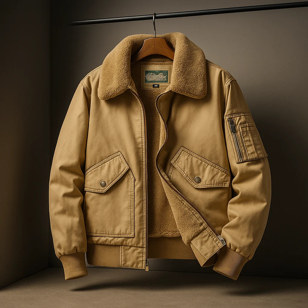 Men's Waterproof Fleece Jacket | Autumn Bomber Coat 3