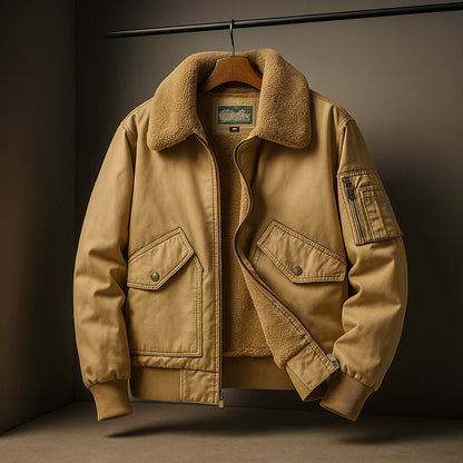 Men's Waterproof Fleece Jacket | Autumn Bomber Coat 3