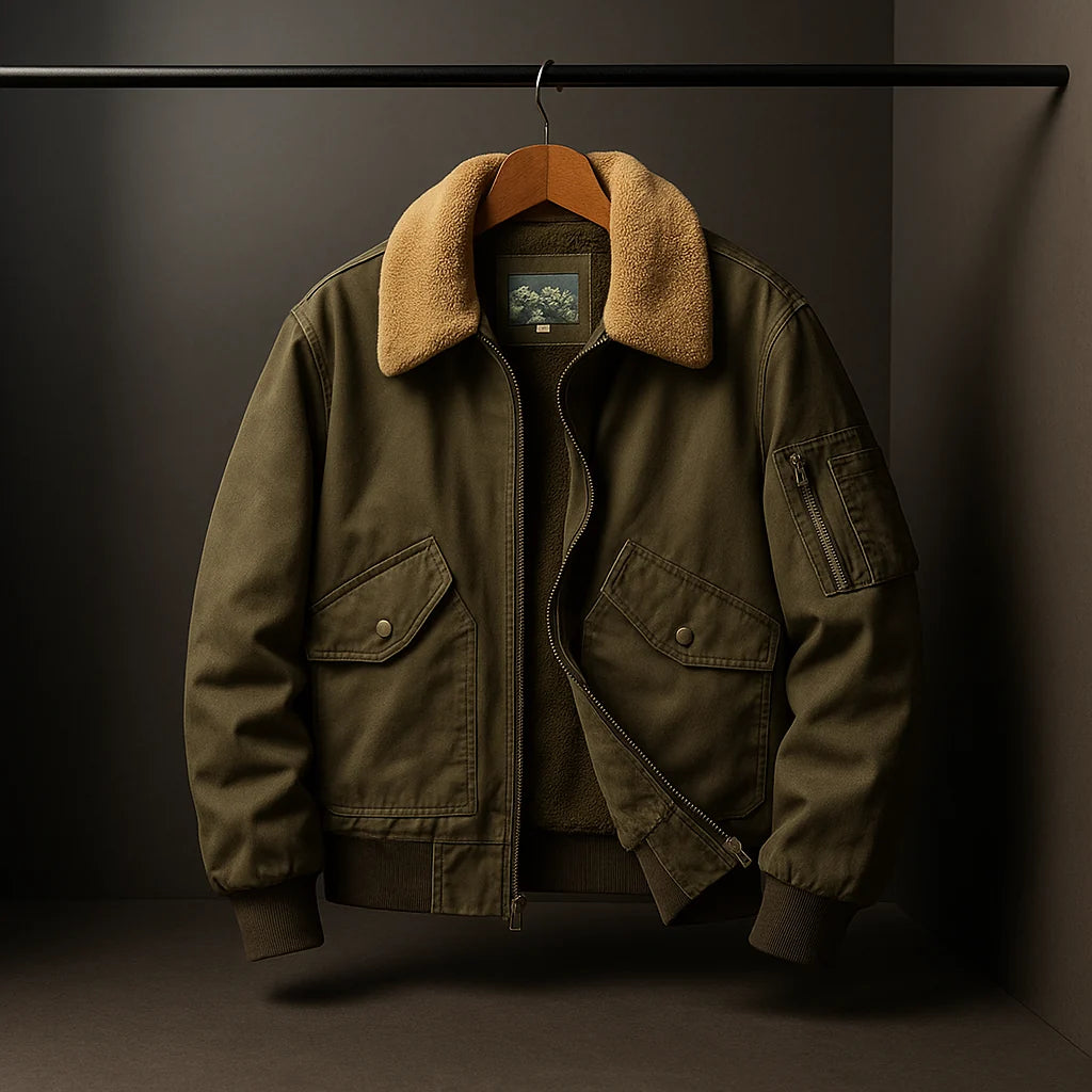 Men's Waterproof Fleece Jacket | Autumn Bomber Coat 4