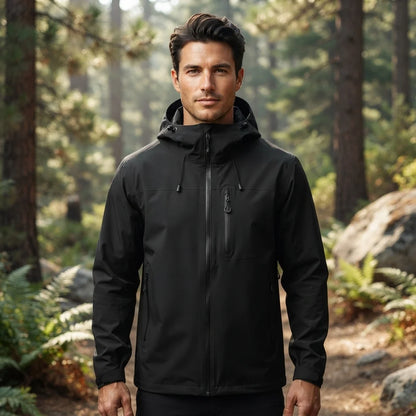 Men's Waterproof Hooded Jacket | Functional Winter Coat 4