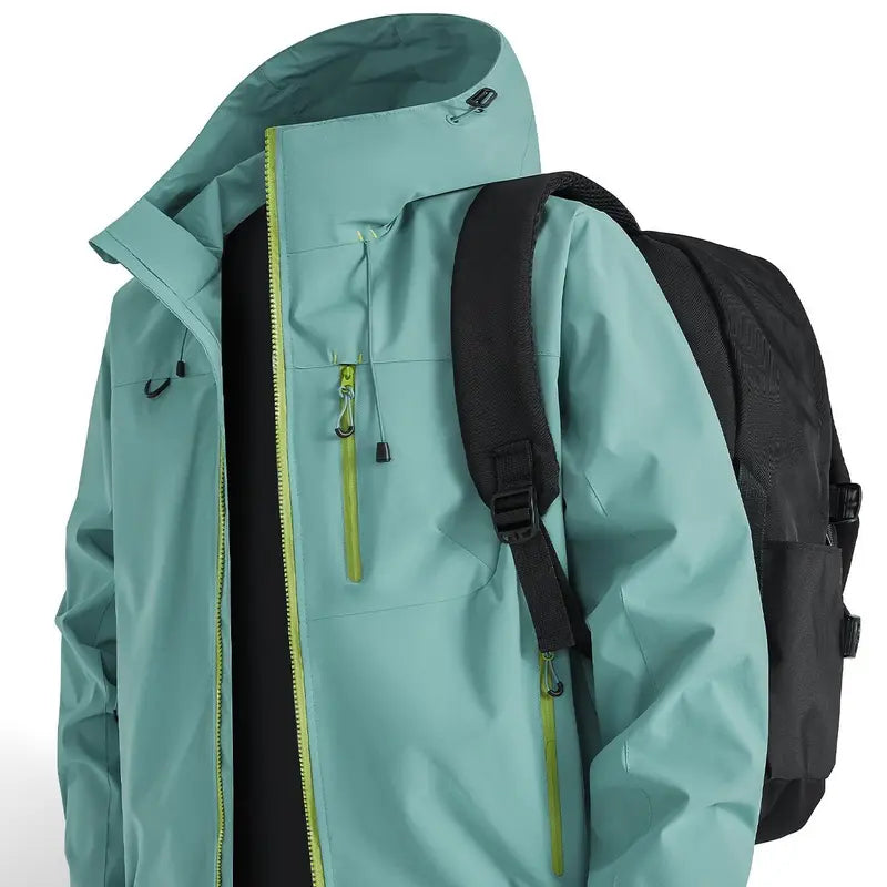 Men's Waterproof Hooded Jacket | Functional Winter Coat 7