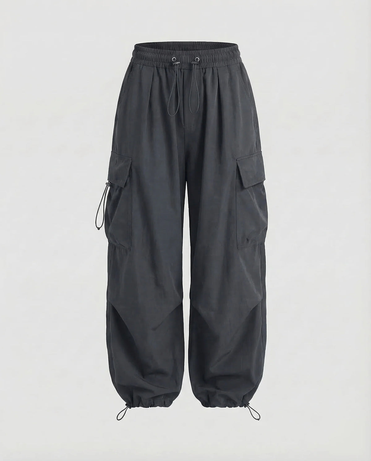 Oversized Cargo Pants for Women | Relaxed Fit Drawstring Waist 7