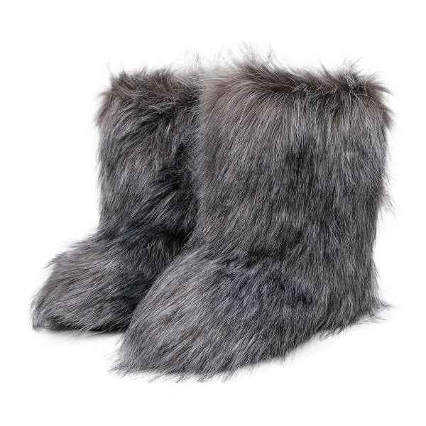 Plush Slip-On Women's Winter Boots | Ankle Height Casual Footwear 1