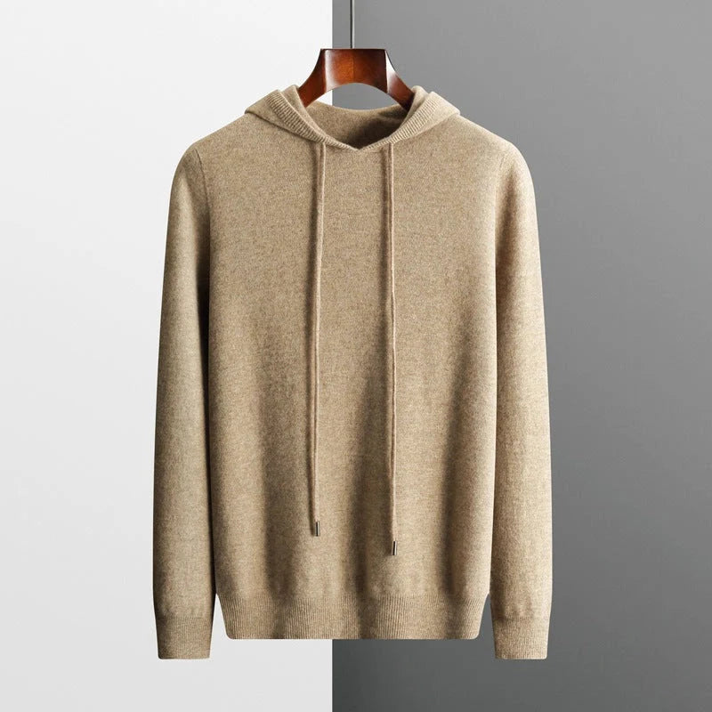Premium Merino Wool Hoodie | Men's Lightweight Sweatshirt 0
