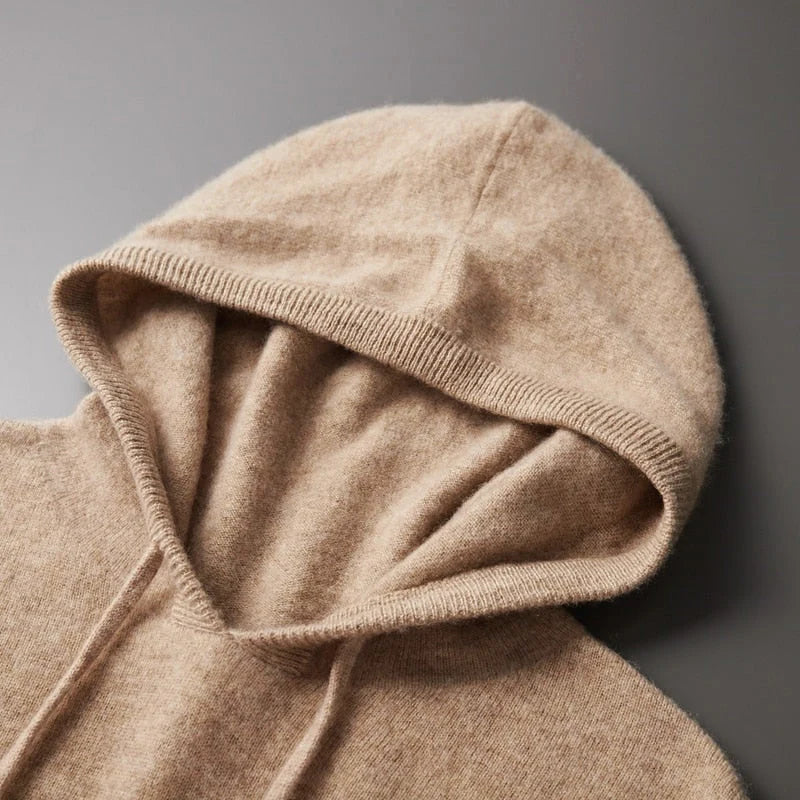 Premium Merino Wool Hoodie | Men's Lightweight Sweatshirt 1