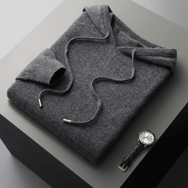 Premium Merino Wool Hoodie | Men's Lightweight Sweatshirt 4