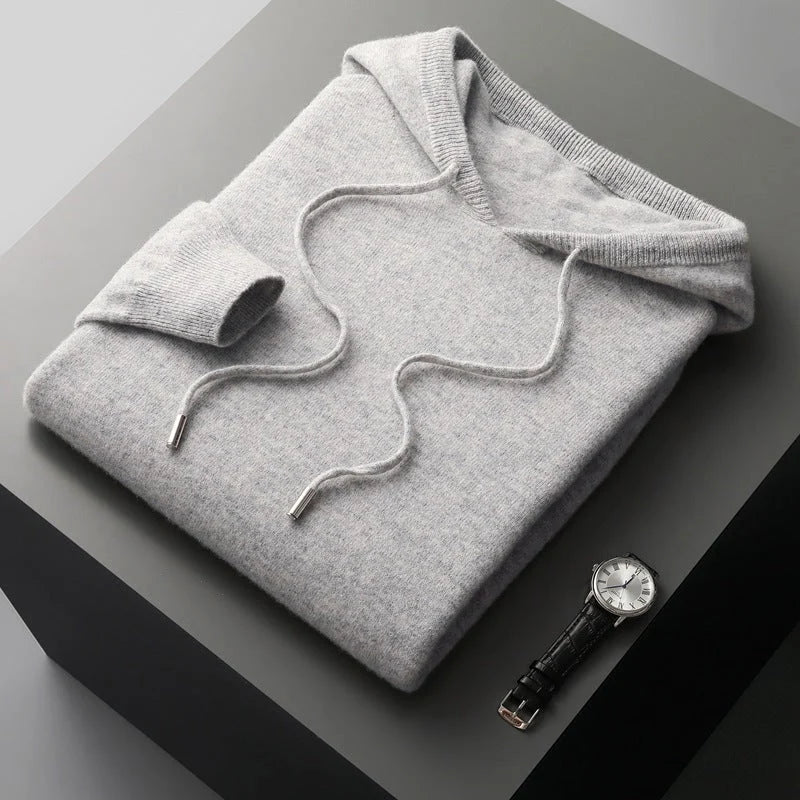Premium Merino Wool Hoodie | Men's Lightweight Sweatshirt 5
