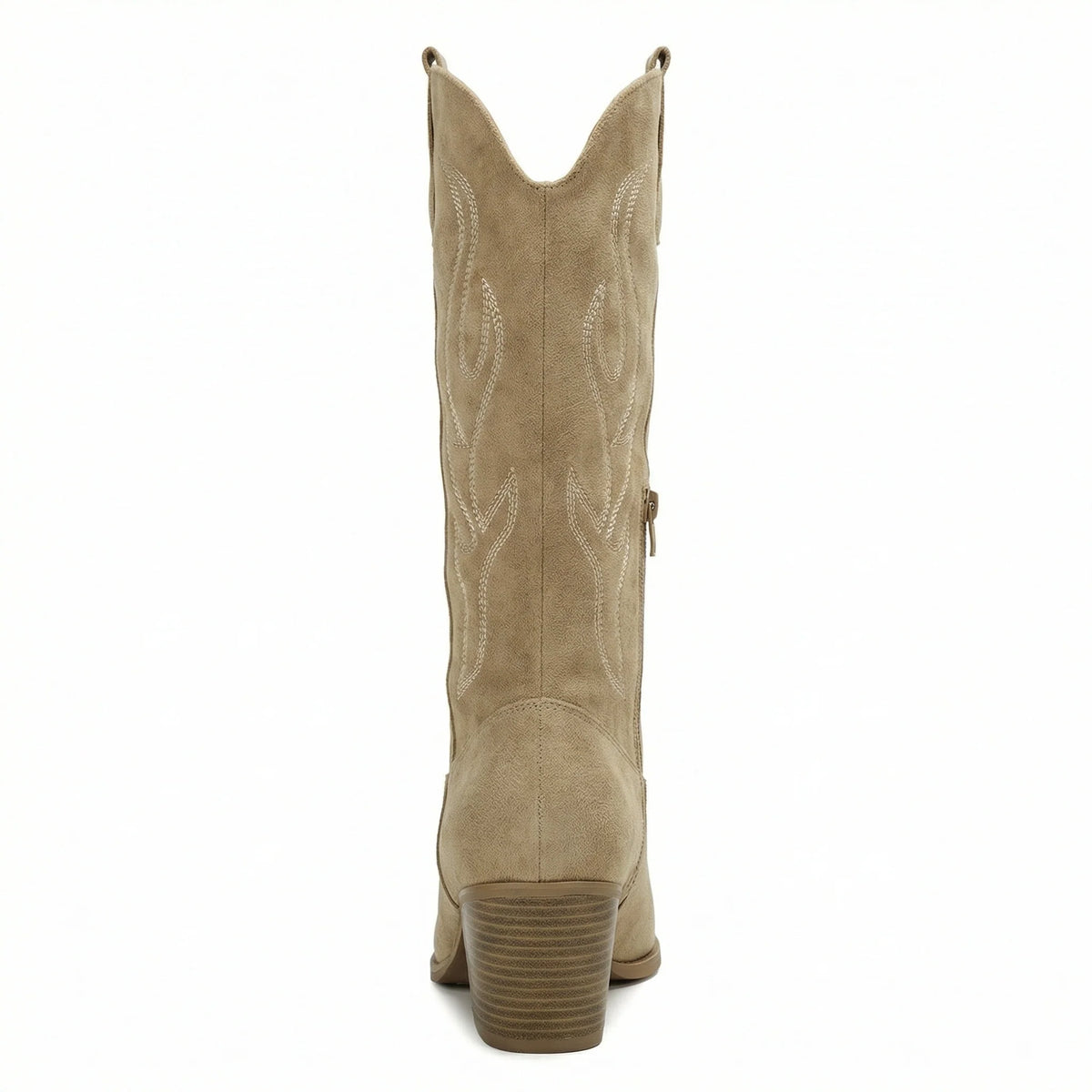 Retro Chunky Heel Knee-High Cowboy Boots | Women's Fashion Footwear 1